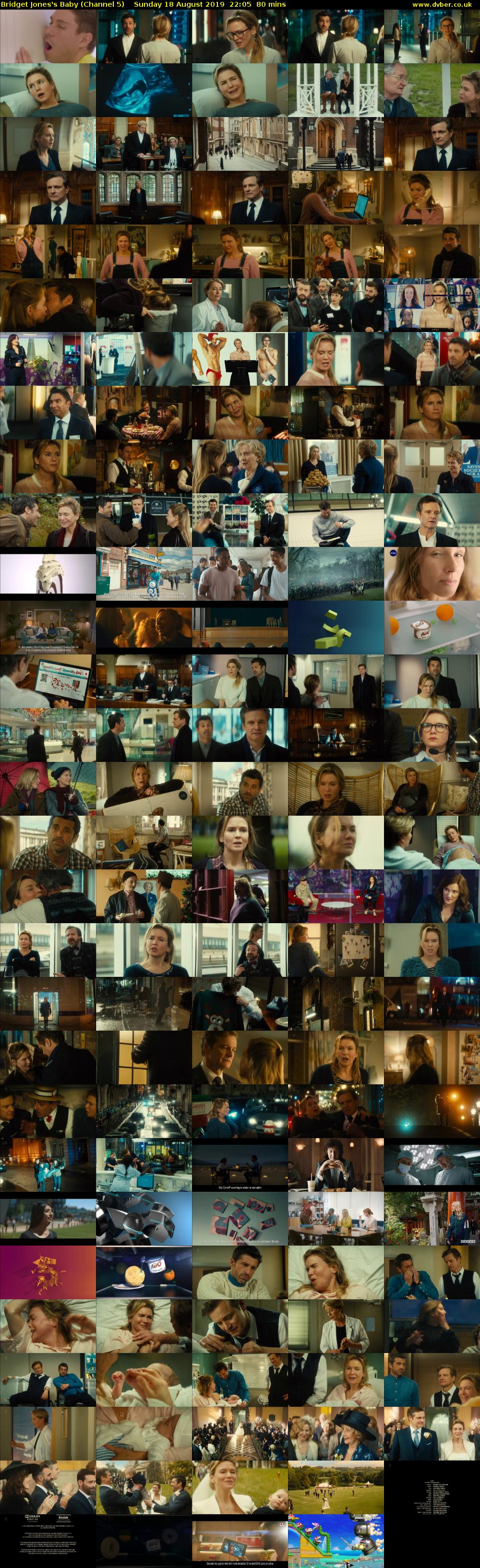 Bridget Jones's Baby (Channel 5) Sunday 18 August 2019 22:05 - 23:25