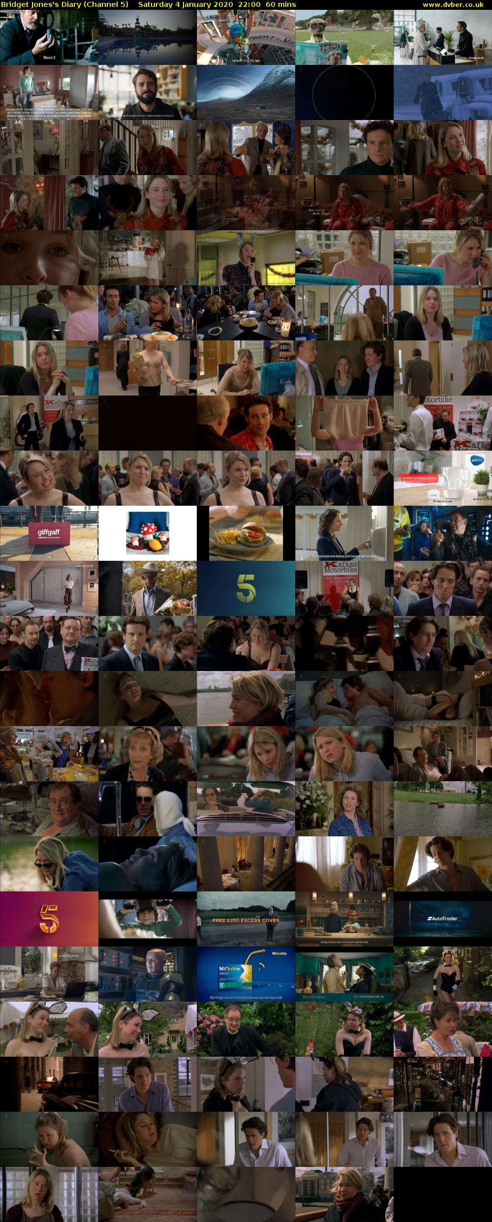 Bridget Jones's Diary (Channel 5) Saturday 4 January 2020 22:00 - 23:00