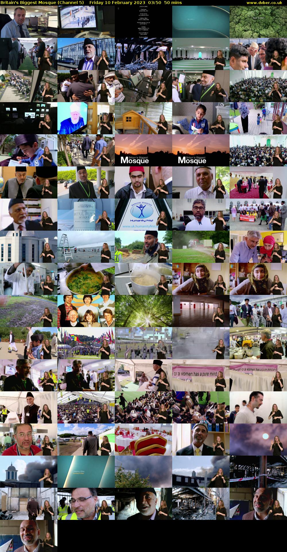 Britain's Biggest Mosque (Channel 5) Friday 10 February 2023 03:50 - 04:40