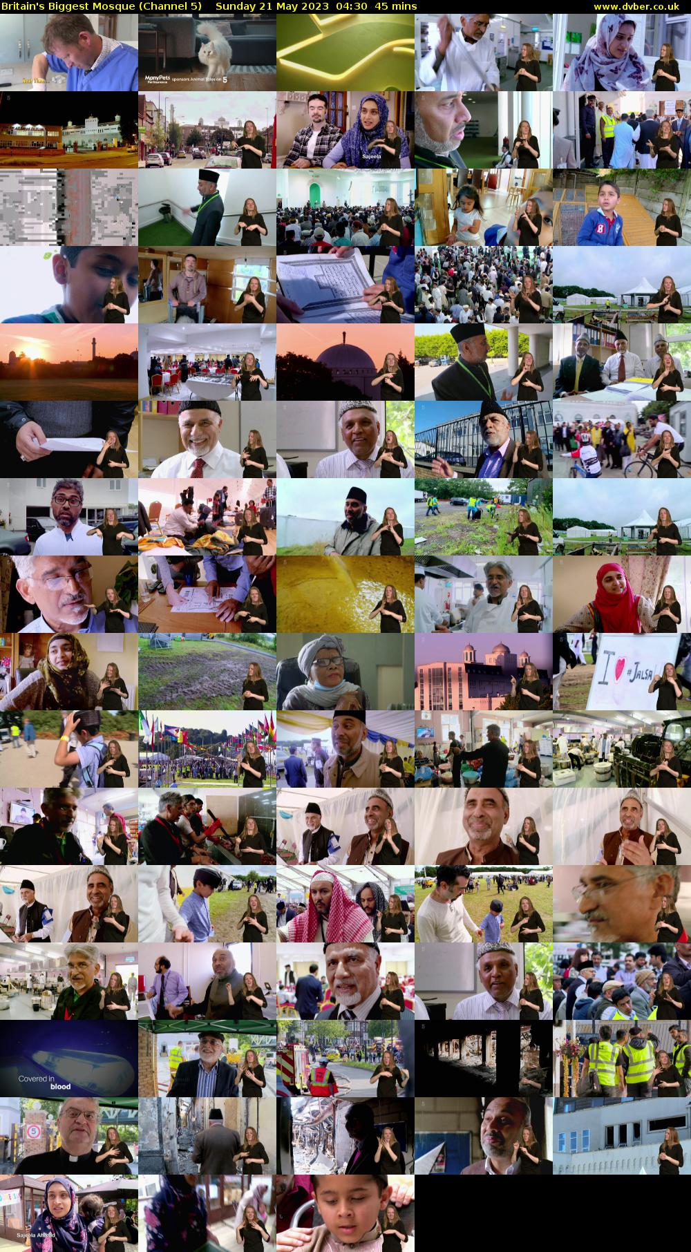 Britain's Biggest Mosque (Channel 5) Sunday 21 May 2023 04:30 - 05:15