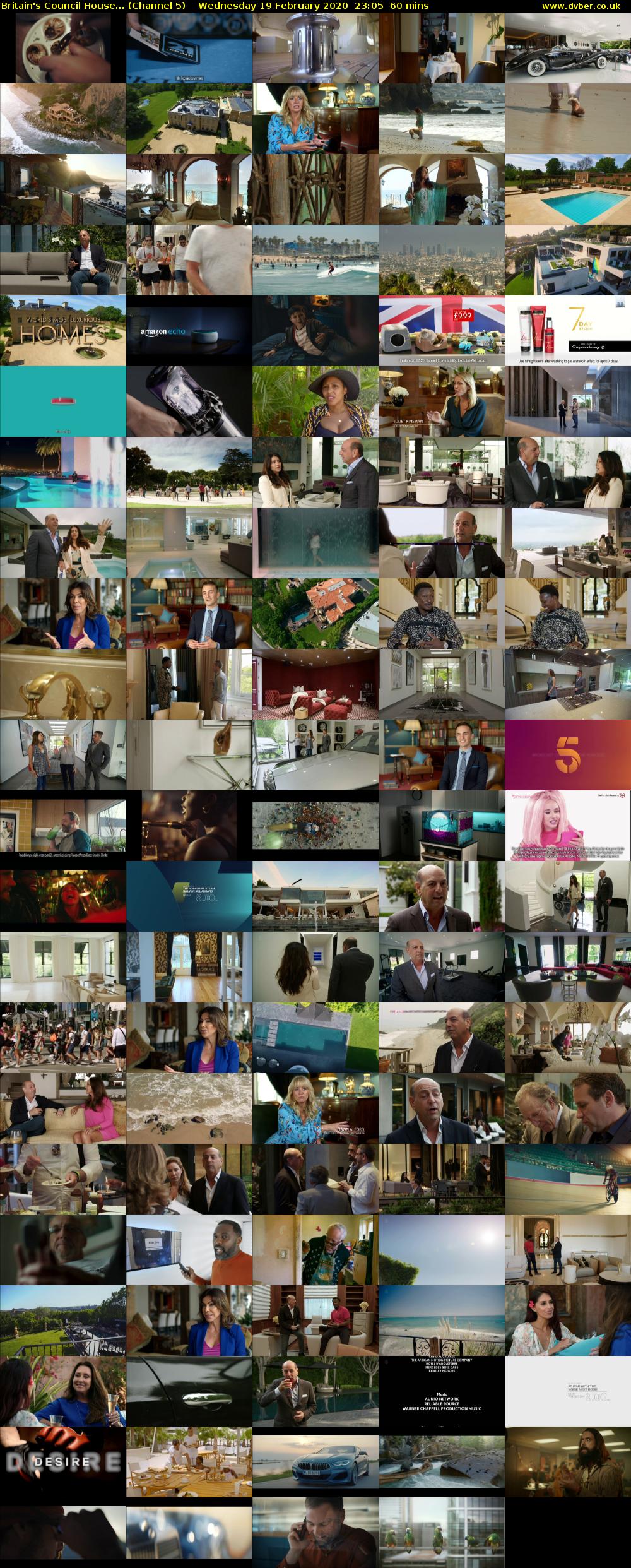 Britain's Council House... (Channel 5) Wednesday 19 February 2020 23:05 - 00:05