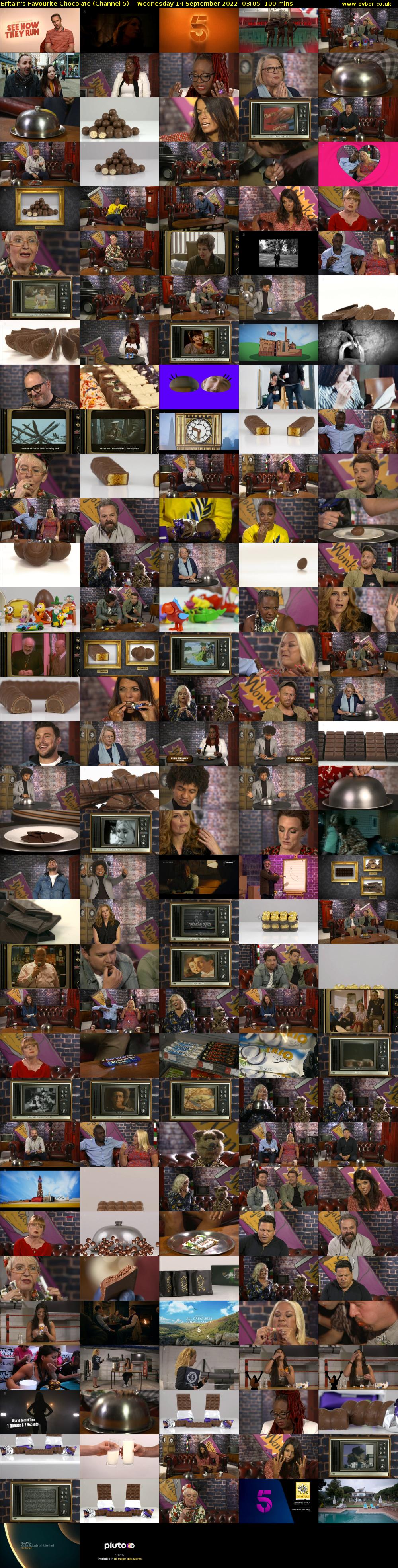 Britain's Favourite Chocolate (Channel 5) Wednesday 14 September 2022 03:05 - 04:45