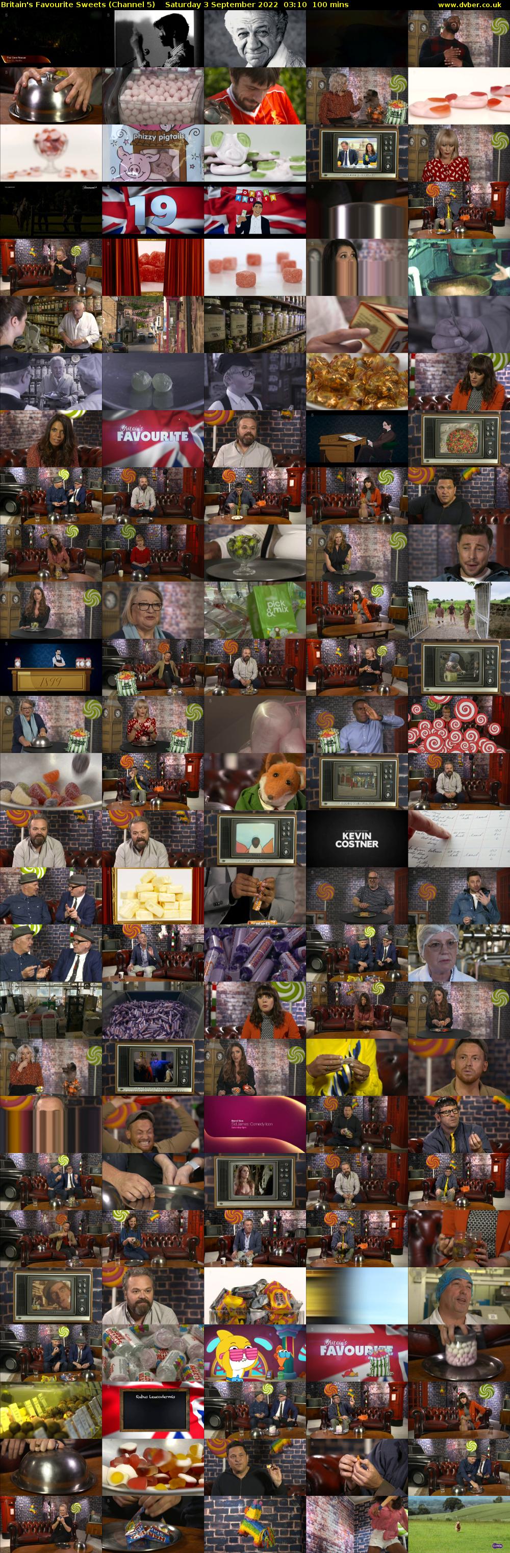 Britain's Favourite Sweets (Channel 5) Saturday 3 September 2022 03:10 - 04:50