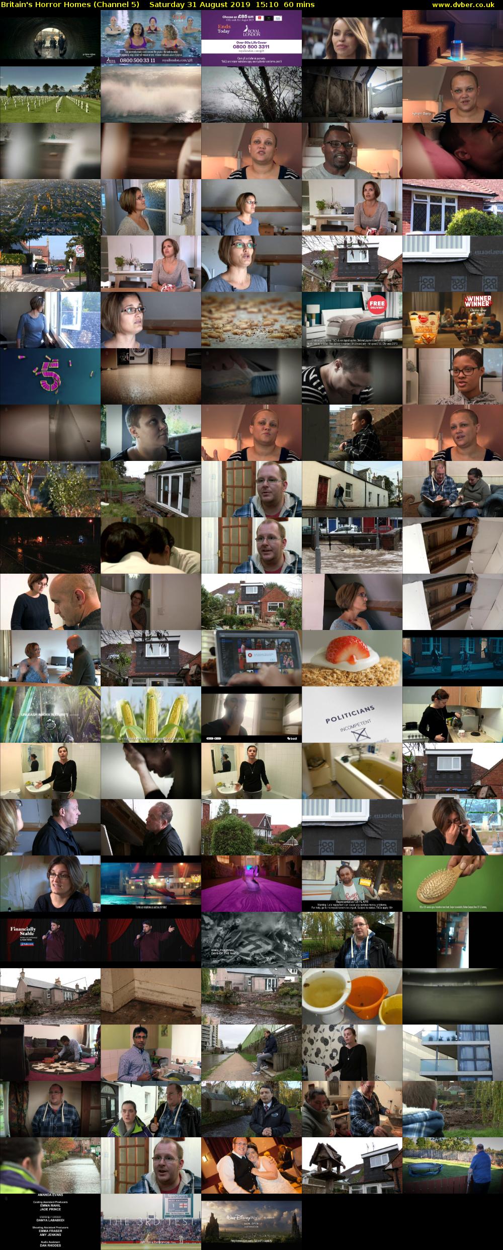 Britain's Horror Homes (Channel 5) Saturday 31 August 2019 15:10 - 16:10