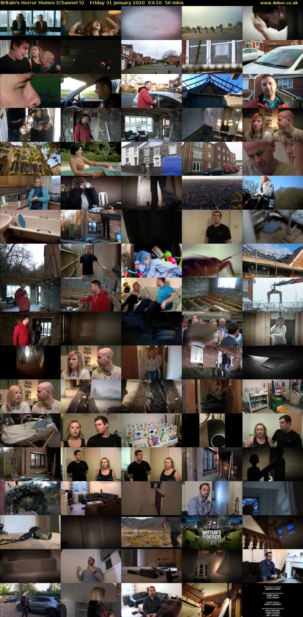 Britain's Horror Homes (Channel 5) Friday 31 January 2020 03:10 - 04:00