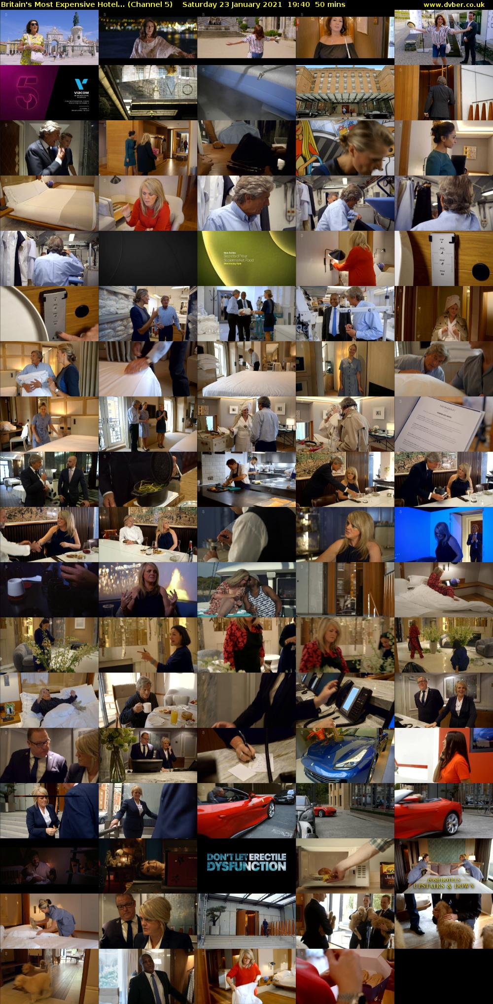 Britain's Most Expensive Hotel... (Channel 5) Saturday 23 January 2021 19:40 - 20:30