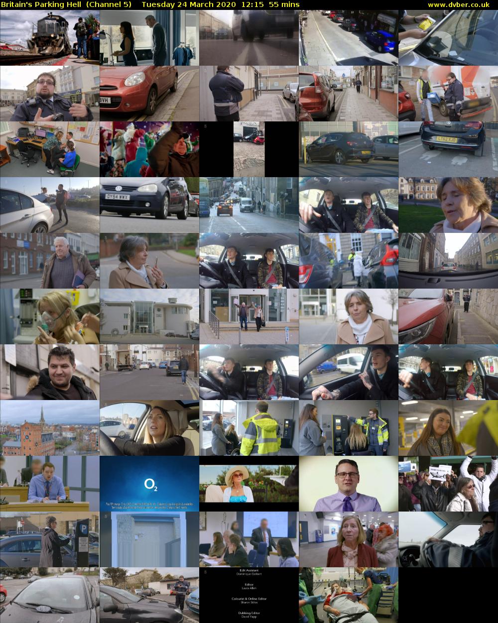 Britain's Parking Hell  (Channel 5) Tuesday 24 March 2020 12:15 - 13:10