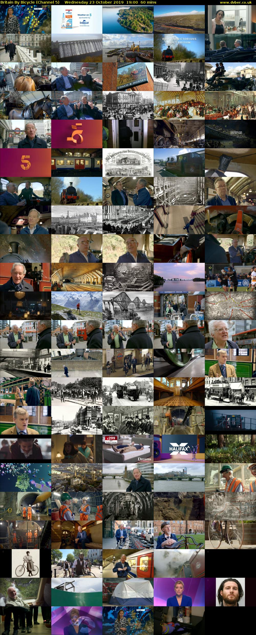 Britain By Bicycle (Channel 5) Wednesday 23 October 2019 19:00 - 20:00