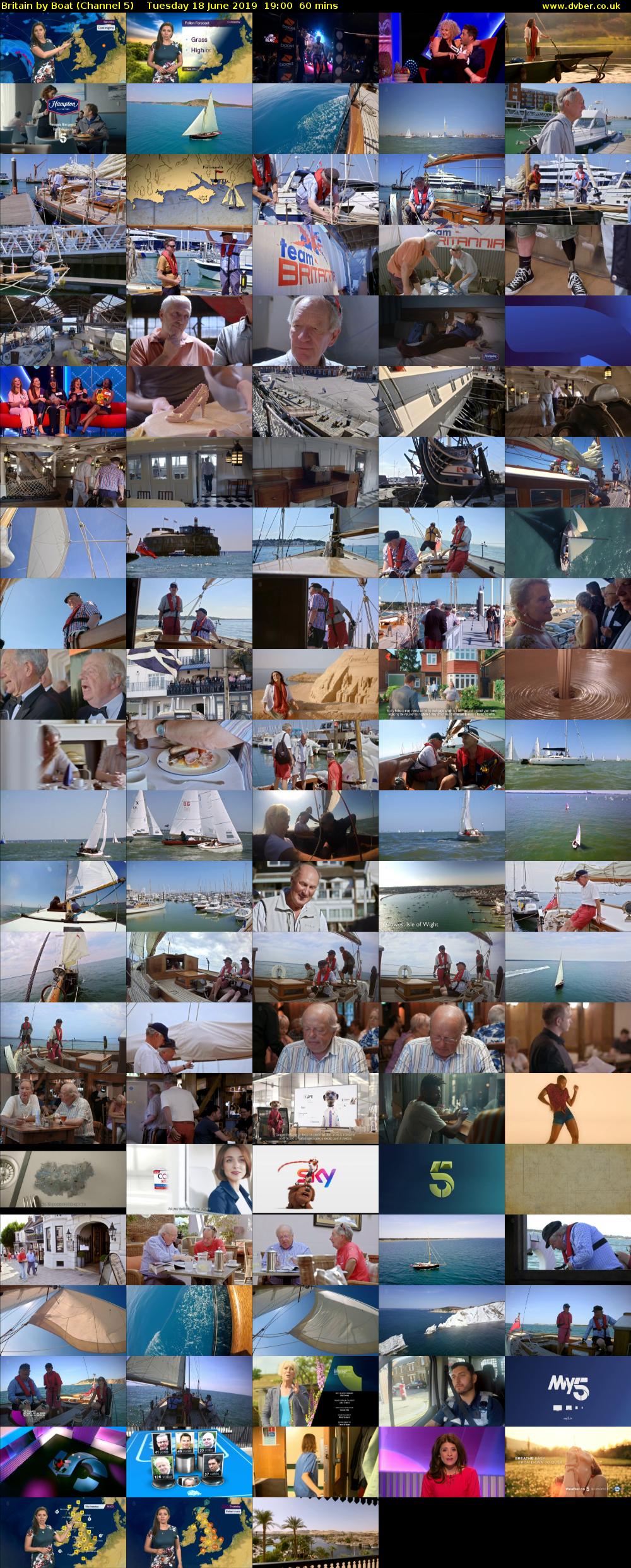 Britain by Boat (Channel 5) Tuesday 18 June 2019 19:00 - 20:00