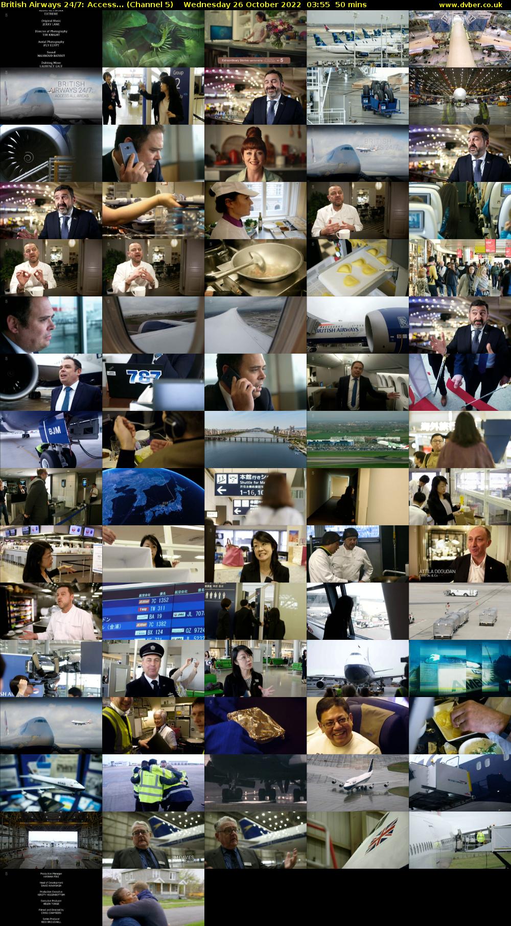 British Airways 24/7: Access... (Channel 5) Wednesday 26 October 2022 03:55 - 04:45