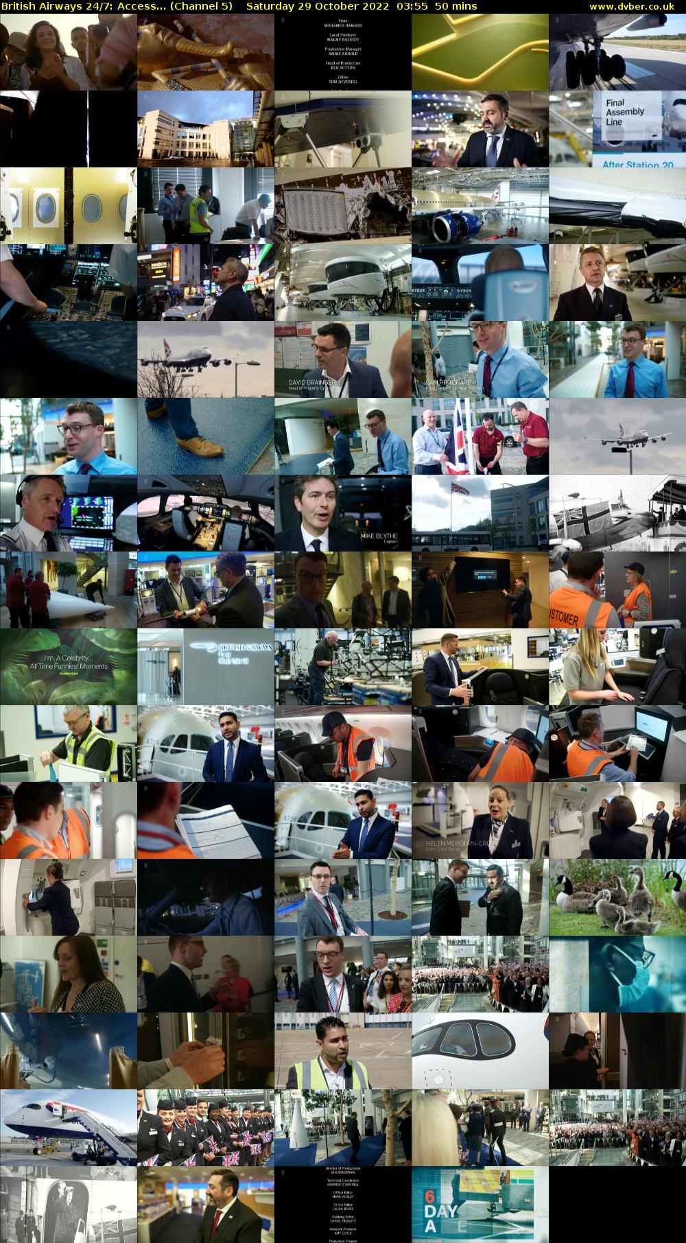 British Airways 24/7: Access... (Channel 5) Saturday 29 October 2022 03:55 - 04:45