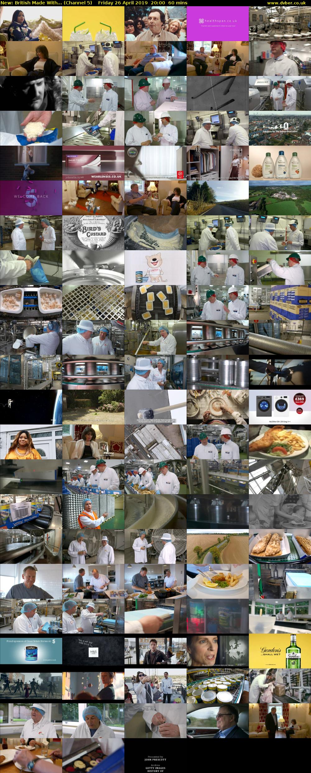 British Made With... (Channel 5) Friday 26 April 2019 20:00 - 21:00