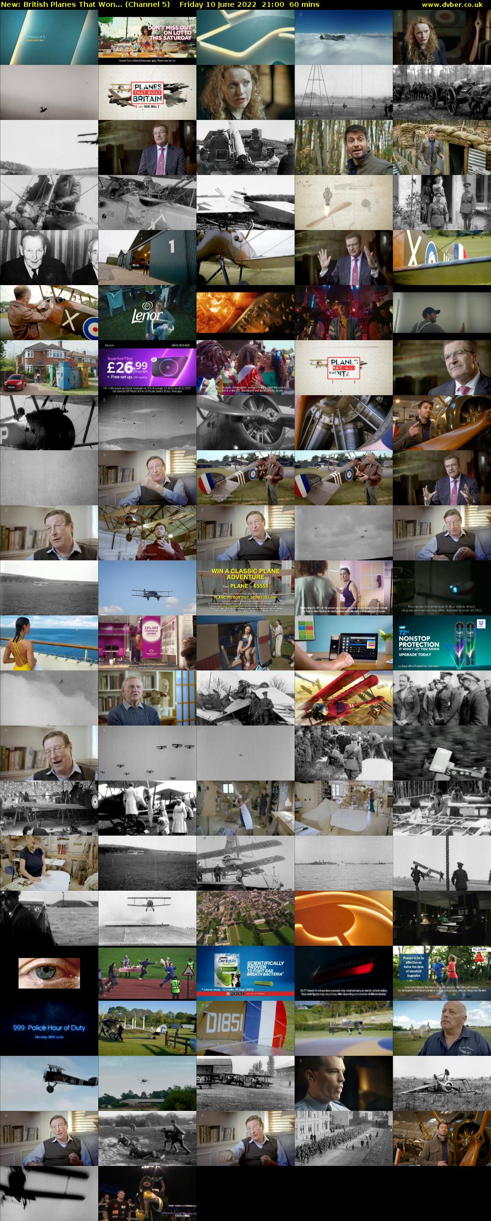 British Planes That Won... (Channel 5) Friday 10 June 2022 21:00 - 22:00