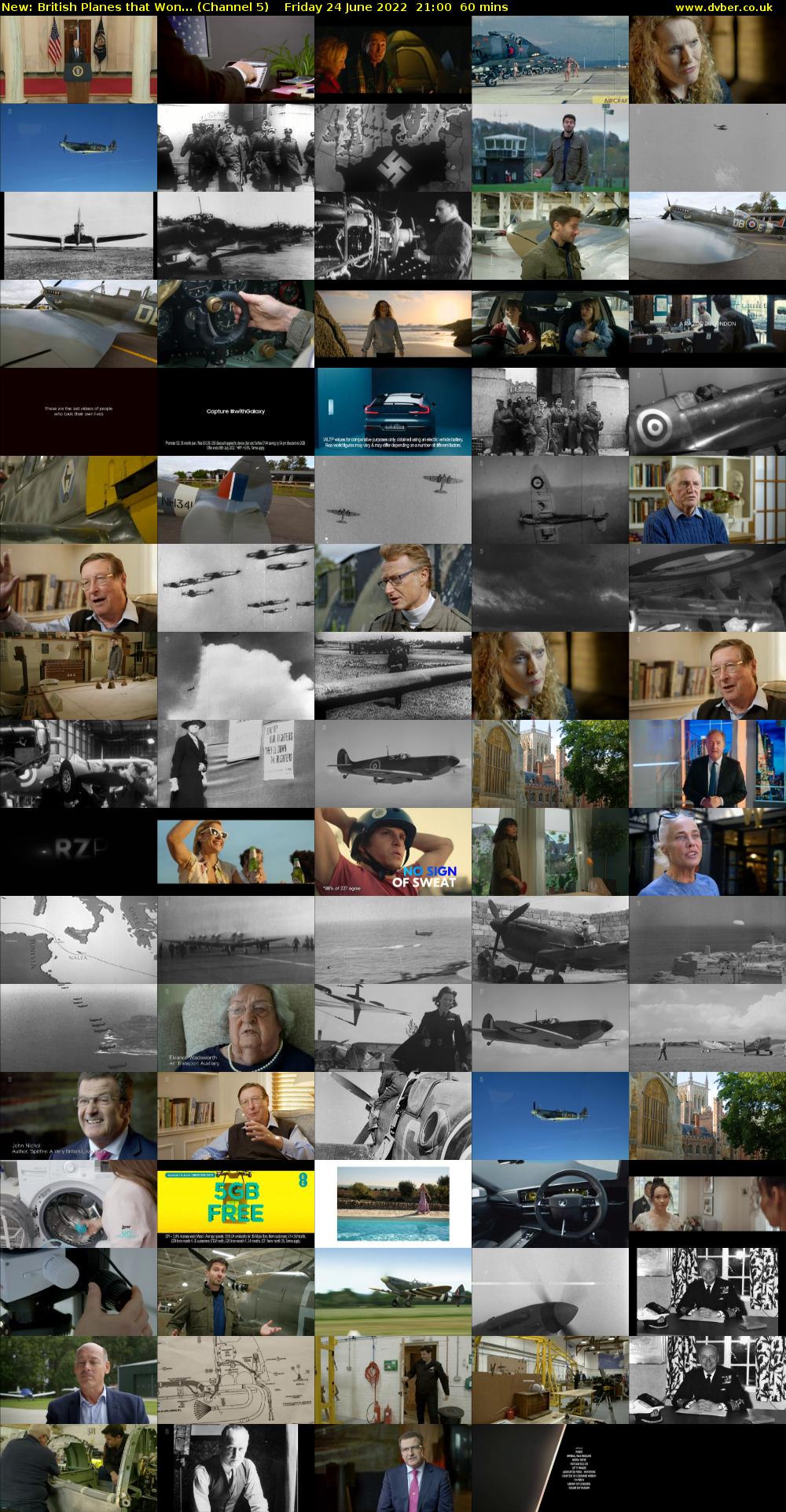 British Planes That Won... (Channel 5) Friday 24 June 2022 21:00 - 22:00