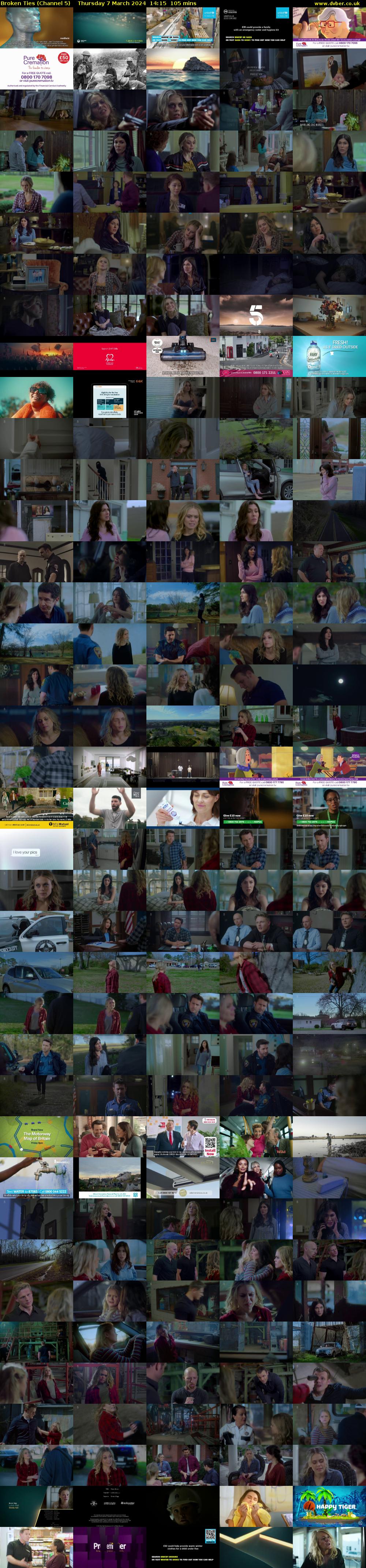 Broken Ties (Channel 5) Thursday 7 March 2024 14:15 - 16:00