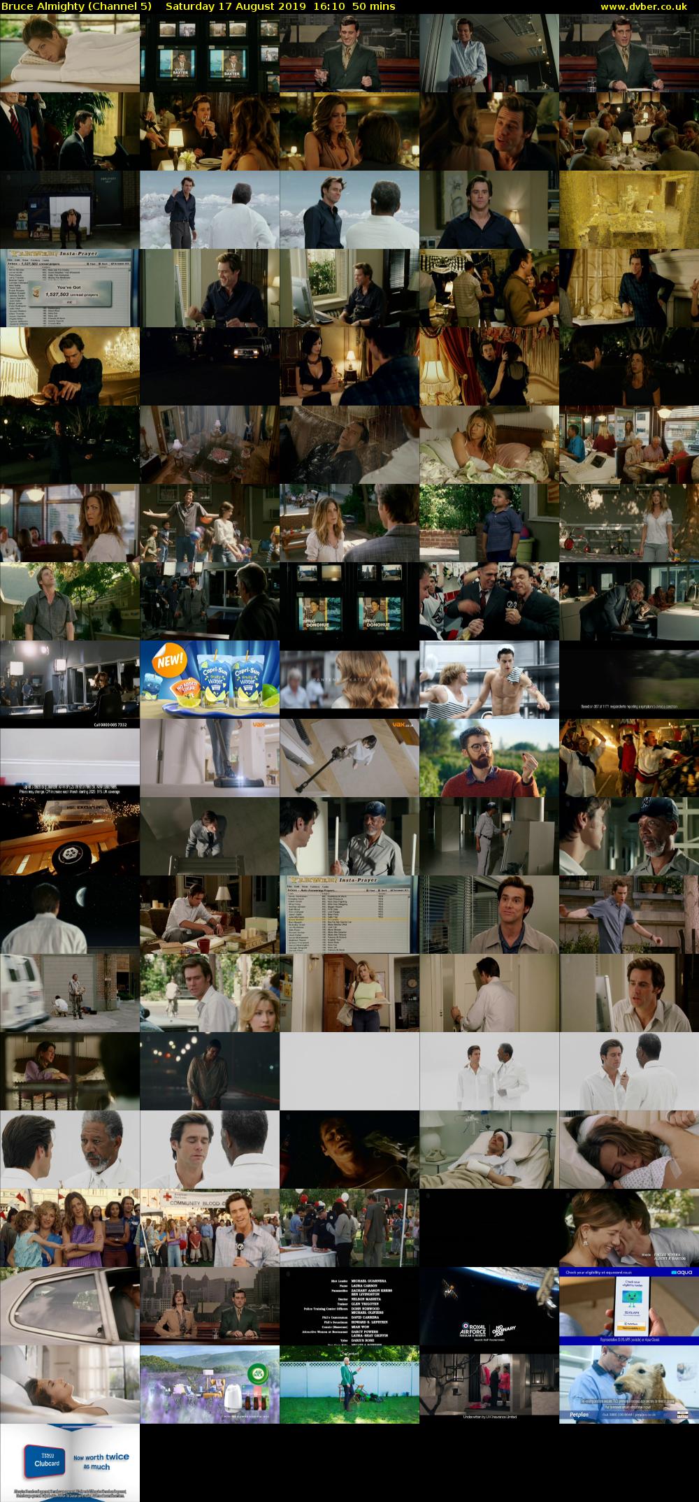 Bruce Almighty (Channel 5) Saturday 17 August 2019 16:10 - 17:00