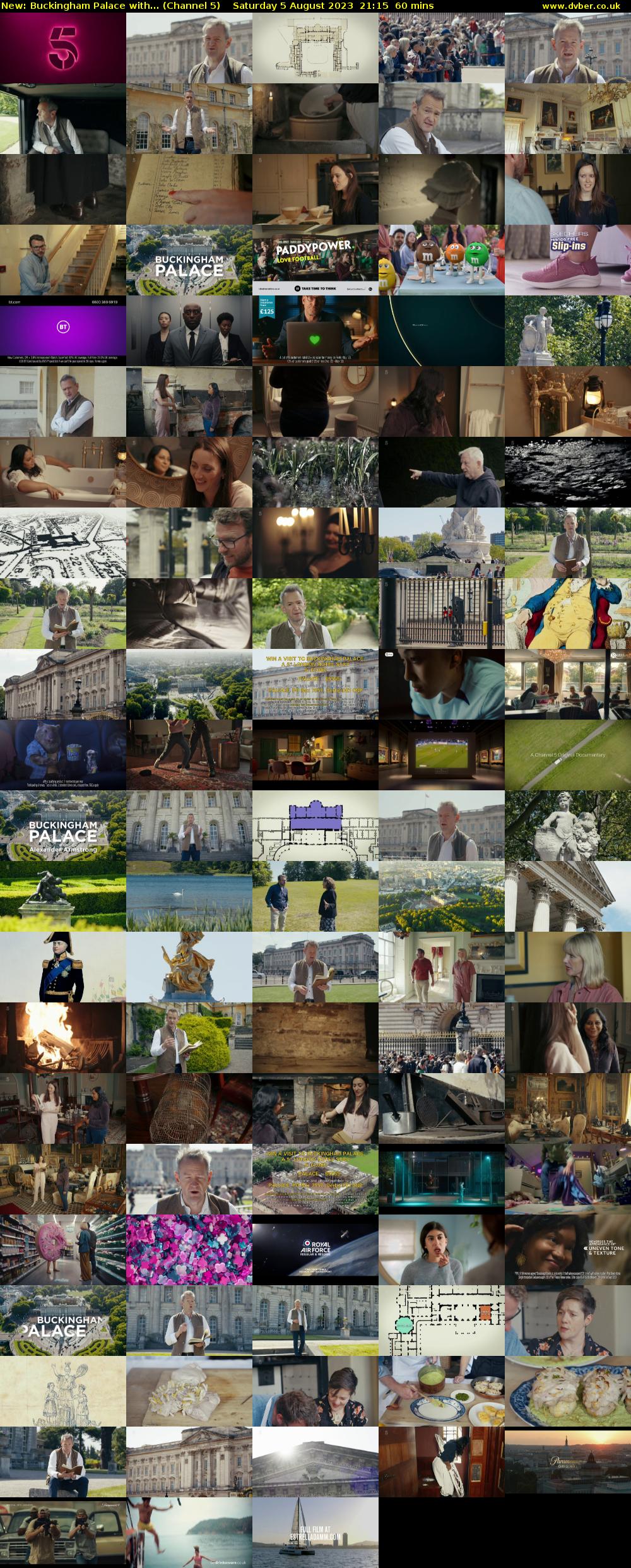 Buckingham Palace with... (Channel 5) Saturday 5 August 2023 21:15 - 22:15
