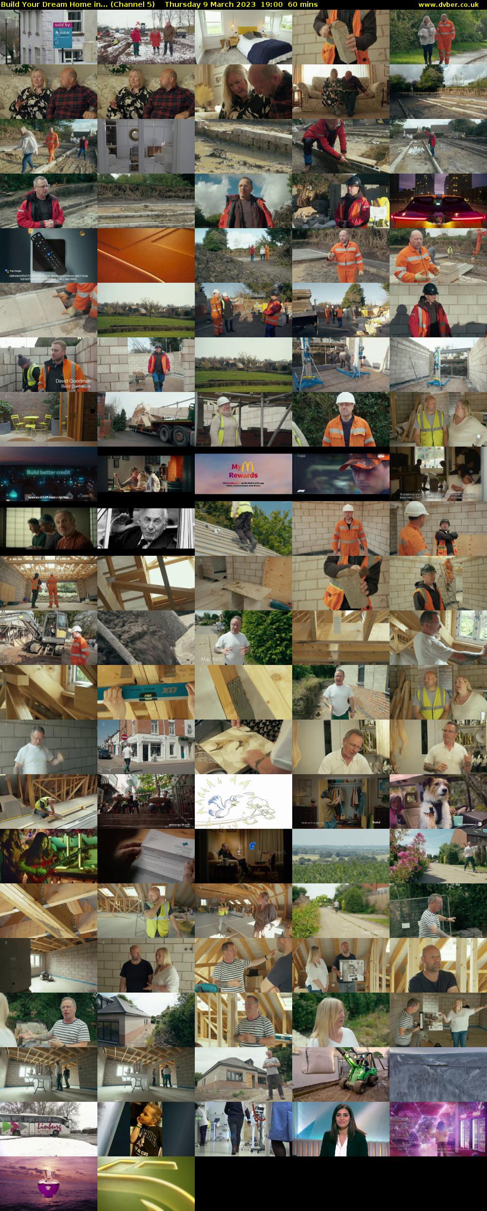 Build Your Dream Home in... (Channel 5) Thursday 9 March 2023 19:00 - 20:00