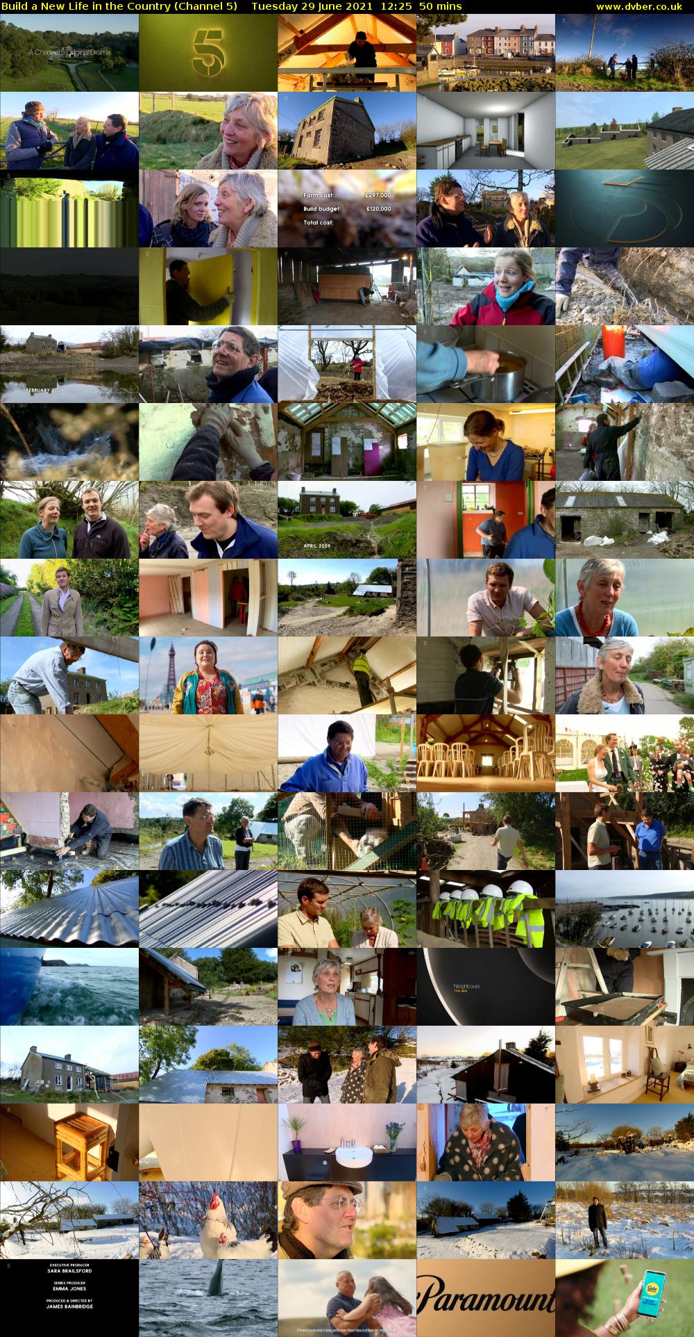 Build a New Life in the Country (Channel 5) Tuesday 29 June 2021 12:25 - 13:15