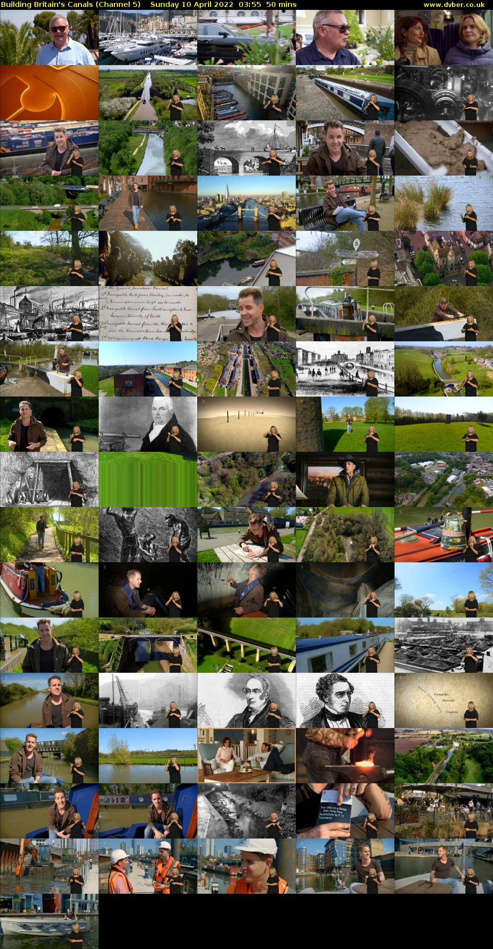 Building Britain's Canals (Channel 5) Sunday 10 April 2022 03:55 - 04:45