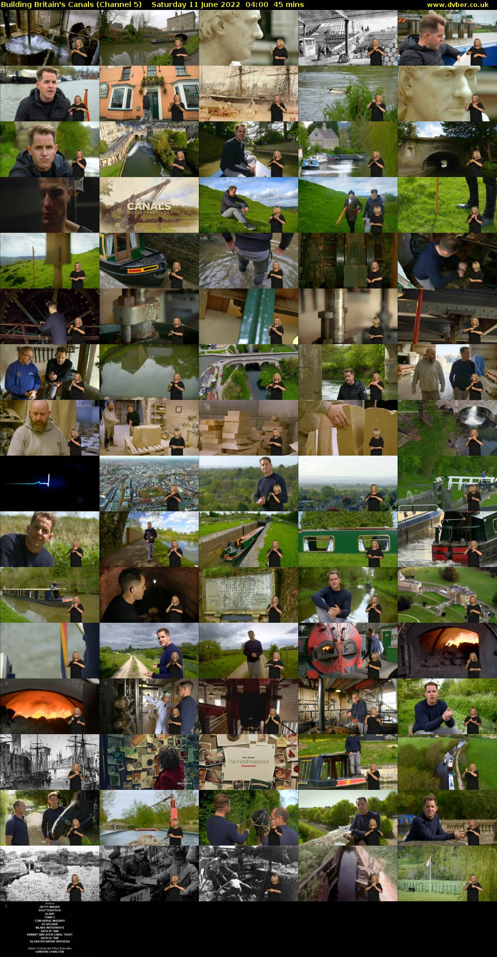 Building Britain's Canals (Channel 5) Saturday 11 June 2022 04:00 - 04:45