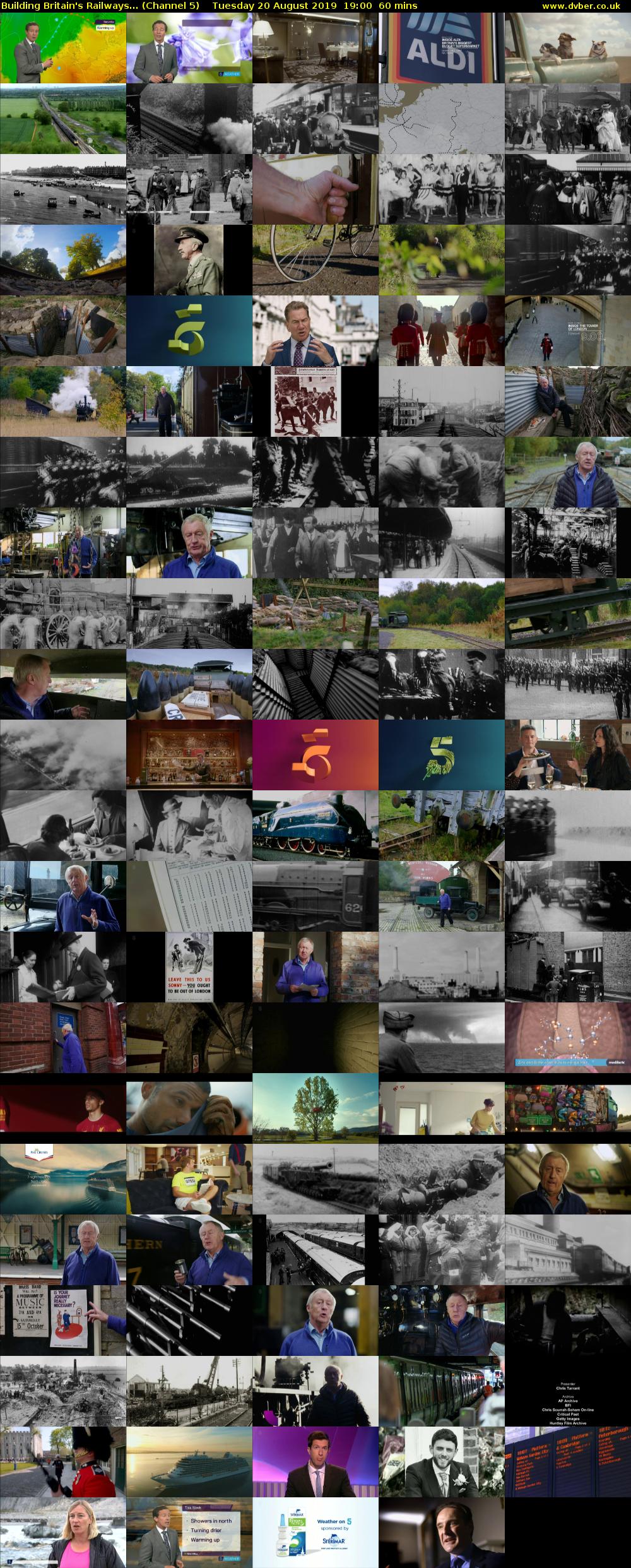 Building Britain's Railways... (Channel 5) Tuesday 20 August 2019 19:00 - 20:00
