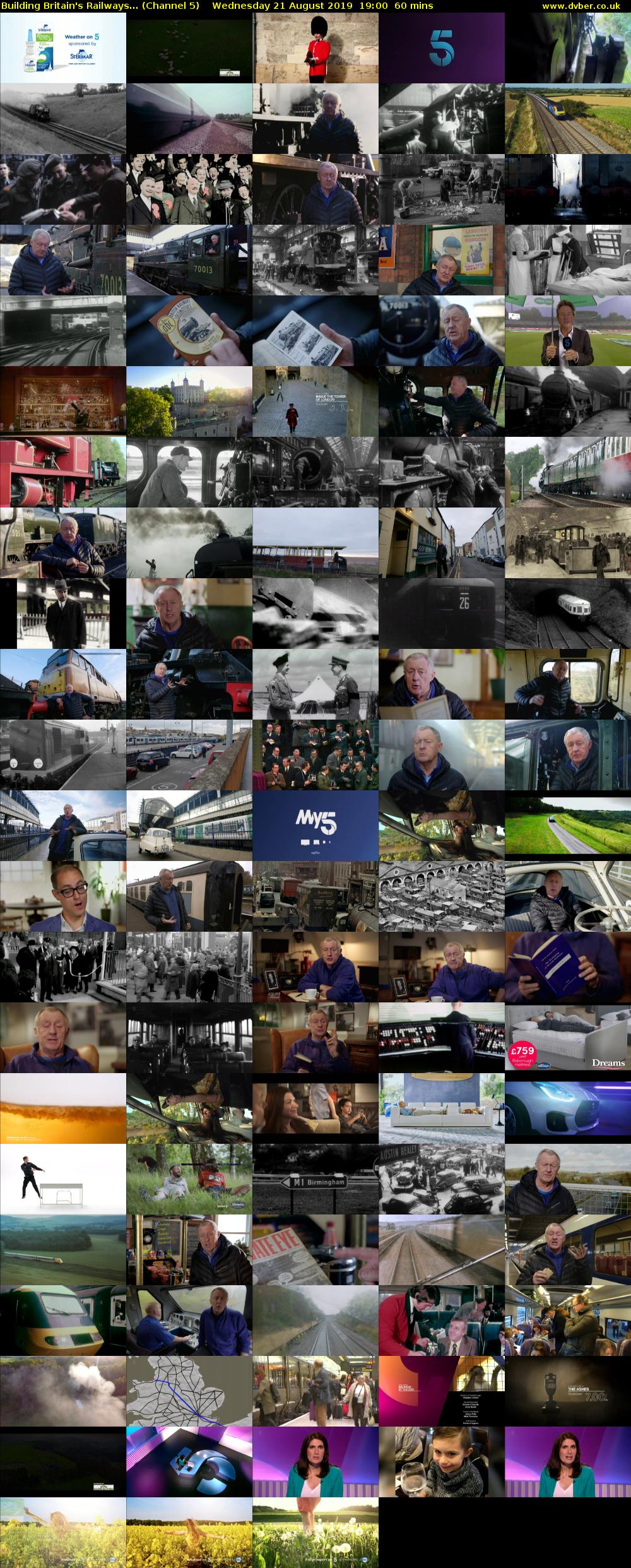 Building Britain's Railways... (Channel 5) Wednesday 21 August 2019 19:00 - 20:00