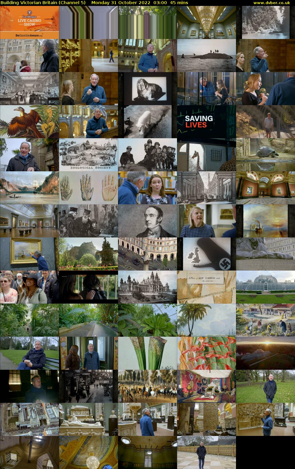 Building Victorian Britain (Channel 5) Monday 31 October 2022 03:00 - 03:45