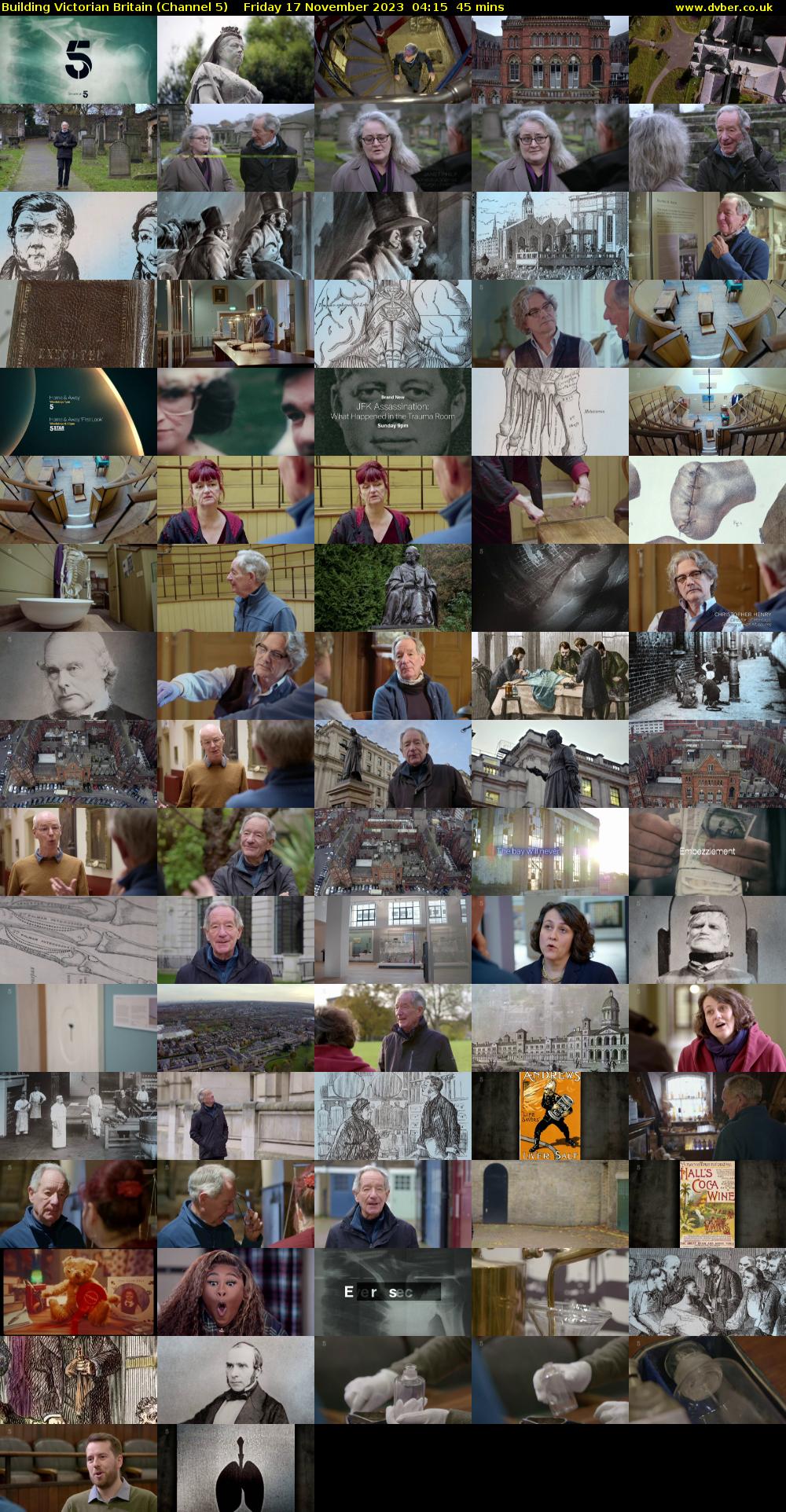 Building Victorian Britain (Channel 5) Friday 17 November 2023 04:15 - 05:00