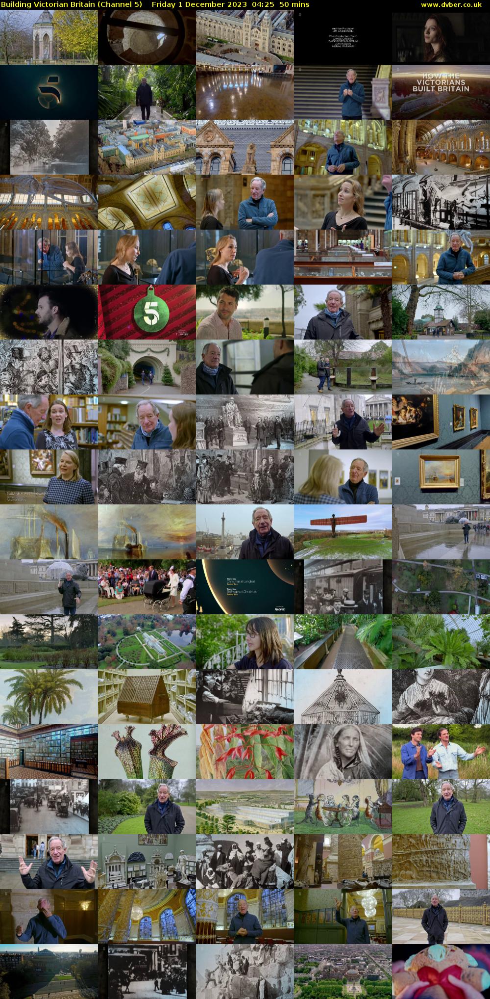 Building Victorian Britain (Channel 5) Friday 1 December 2023 04:25 - 05:15