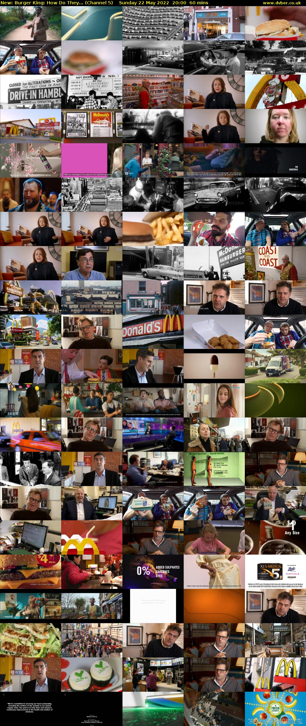 Burger King: How Do They... (Channel 5) Sunday 22 May 2022 20:00 - 21:00