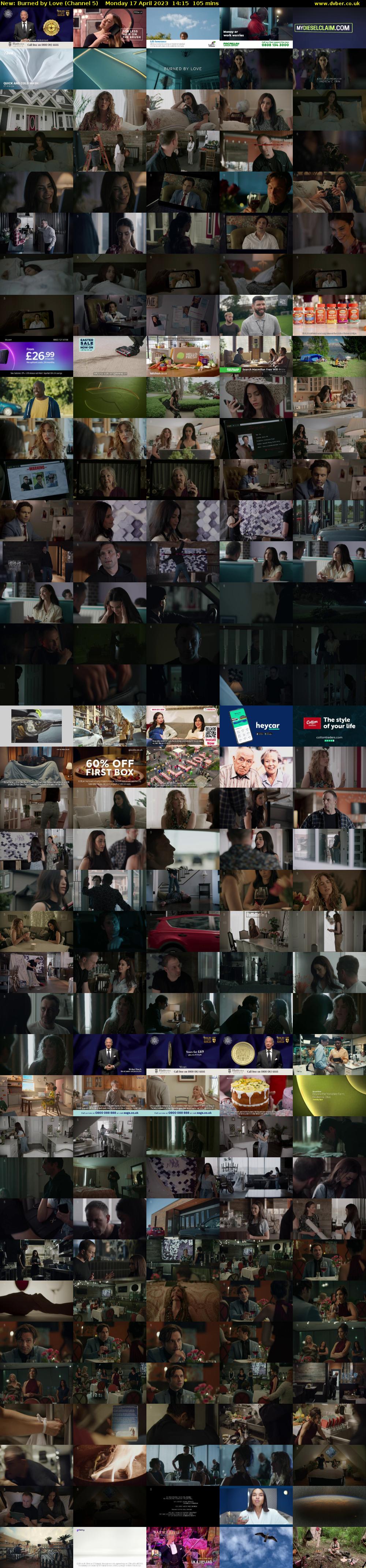 Burned by Love (Channel 5) Monday 17 April 2023 14:15 - 16:00
