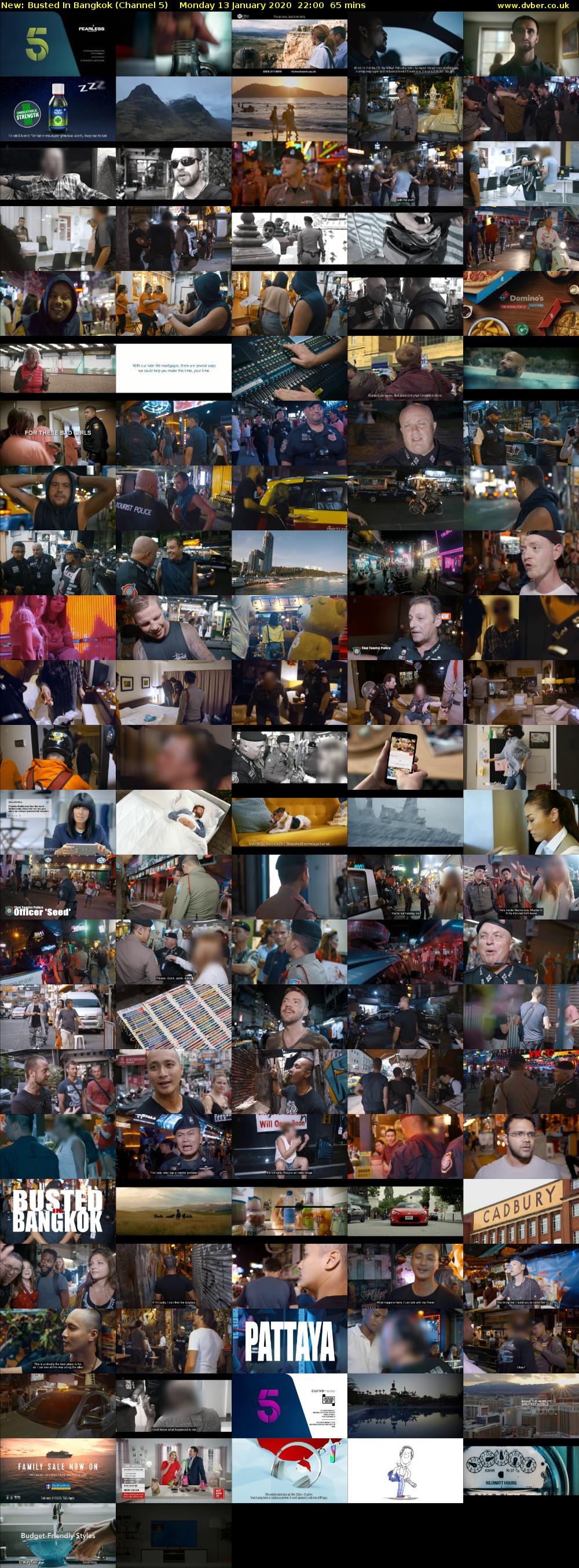Busted In Bangkok (Channel 5) Monday 13 January 2020 22:00 - 23:05