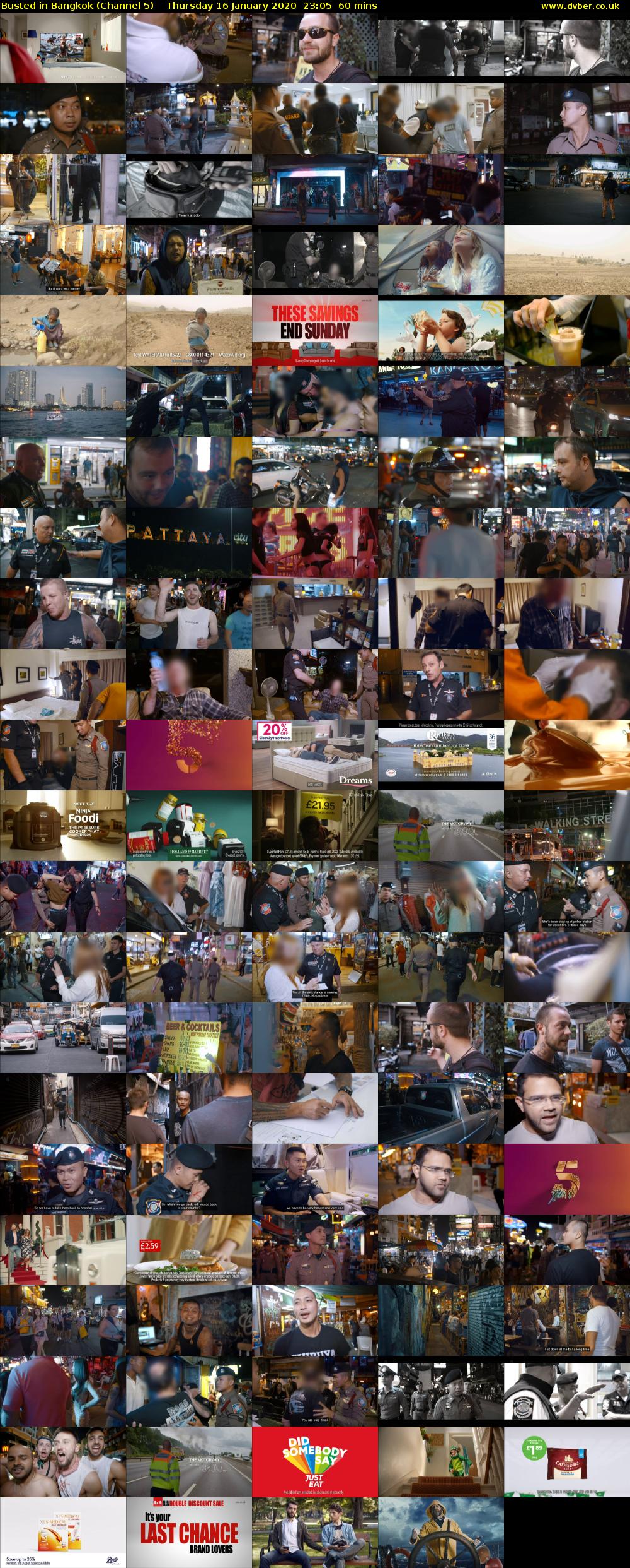 Busted in Bangkok (Channel 5) Thursday 16 January 2020 23:05 - 00:05