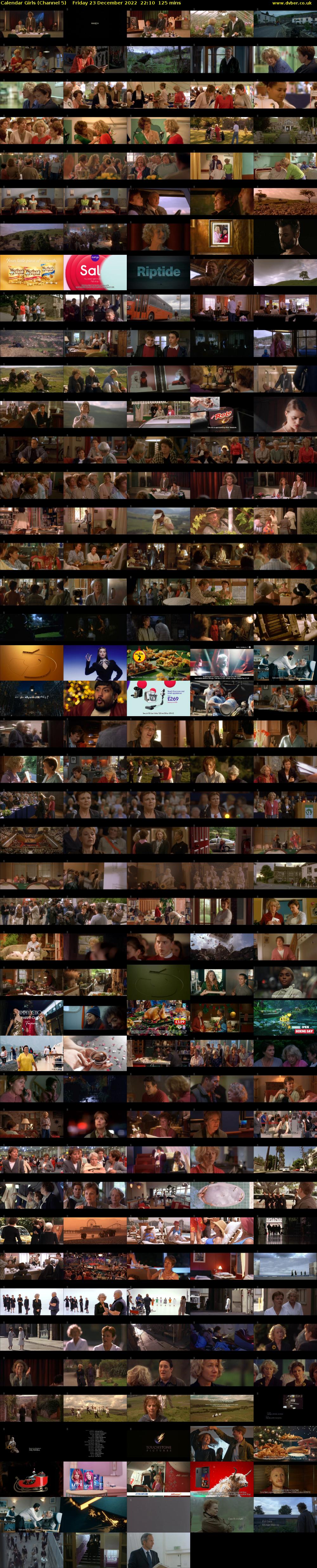 Calendar Girls (Channel 5) Friday 23 December 2022 22:10 - 00:15