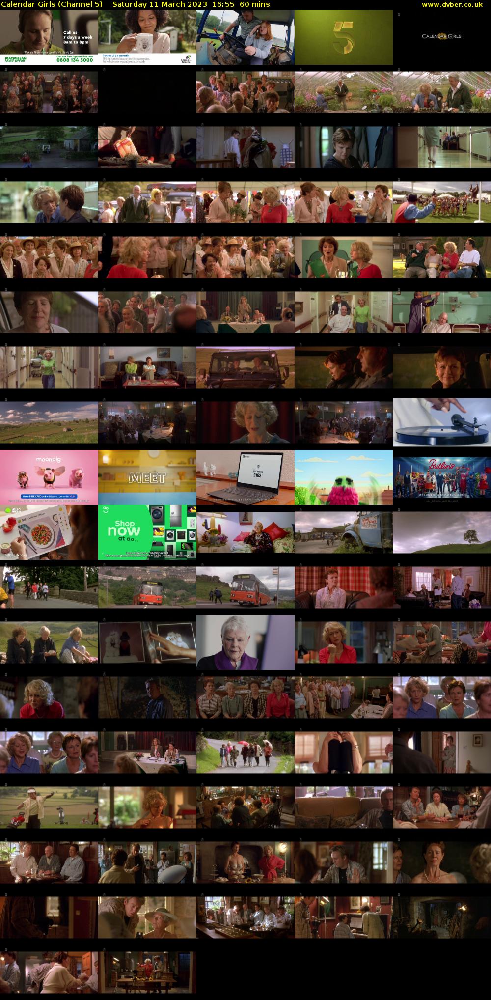 Calendar Girls (Channel 5) Saturday 11 March 2023 16:55 - 17:55