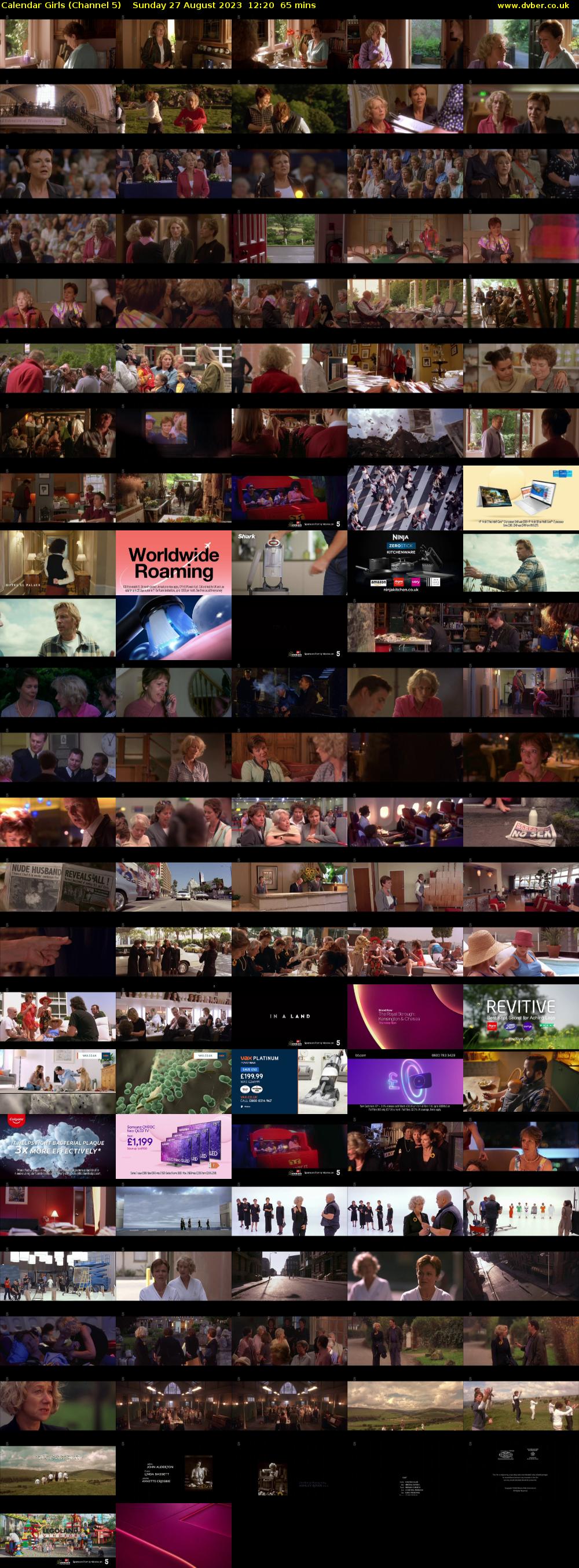Calendar Girls (Channel 5) Sunday 27 August 2023 12:20 - 13:25