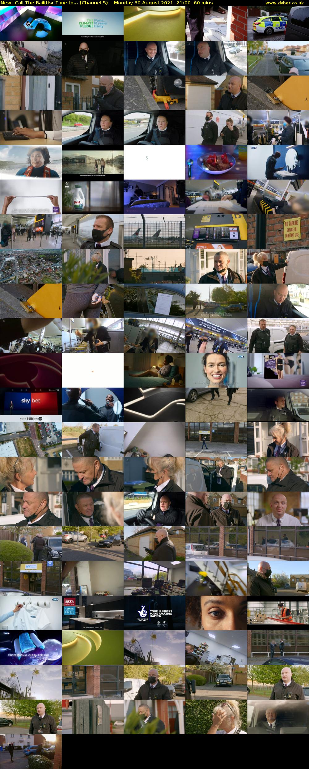 Call The Bailiffs: Time to... (Channel 5) Monday 30 August 2021 21:00 - 22:00