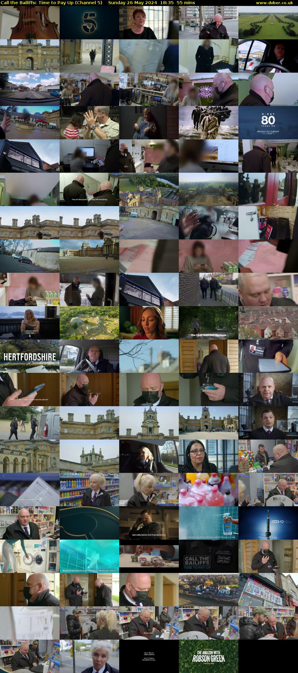 Call the Bailiffs: Time to Pay Up (Channel 5) Sunday 26 May 2024 18:35 - 19:30
