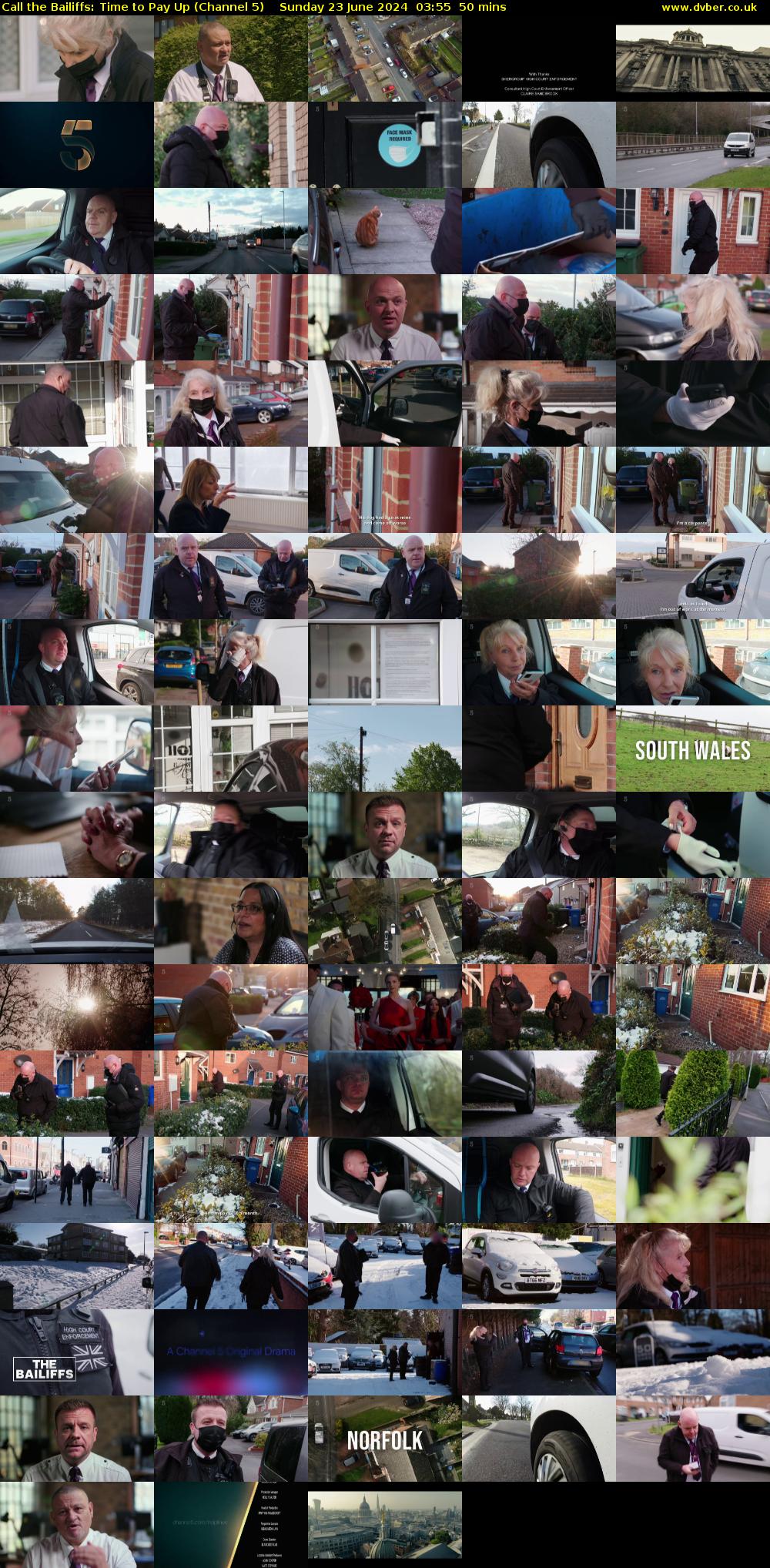 Call the Bailiffs: Time to Pay Up (Channel 5) Sunday 23 June 2024 03:55 - 04:45