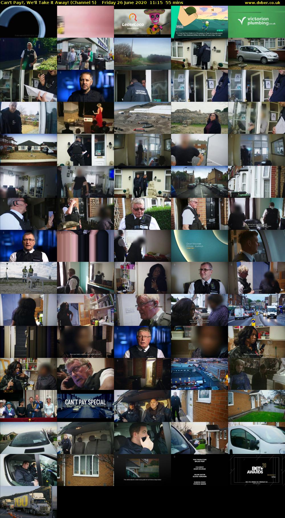 Can't Pay?, We'll Take It Away! (Channel 5) Friday 26 June 2020 11:15 - 12:10