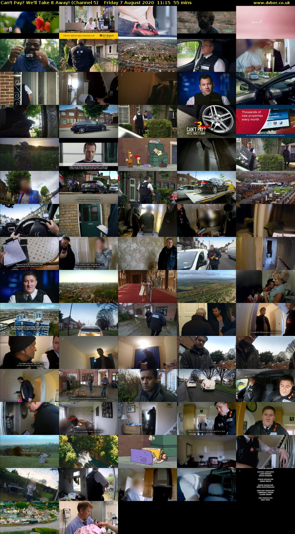 Can't Pay? We'll Take It Away! (Channel 5) Friday 7 August 2020 11:15 - 12:10