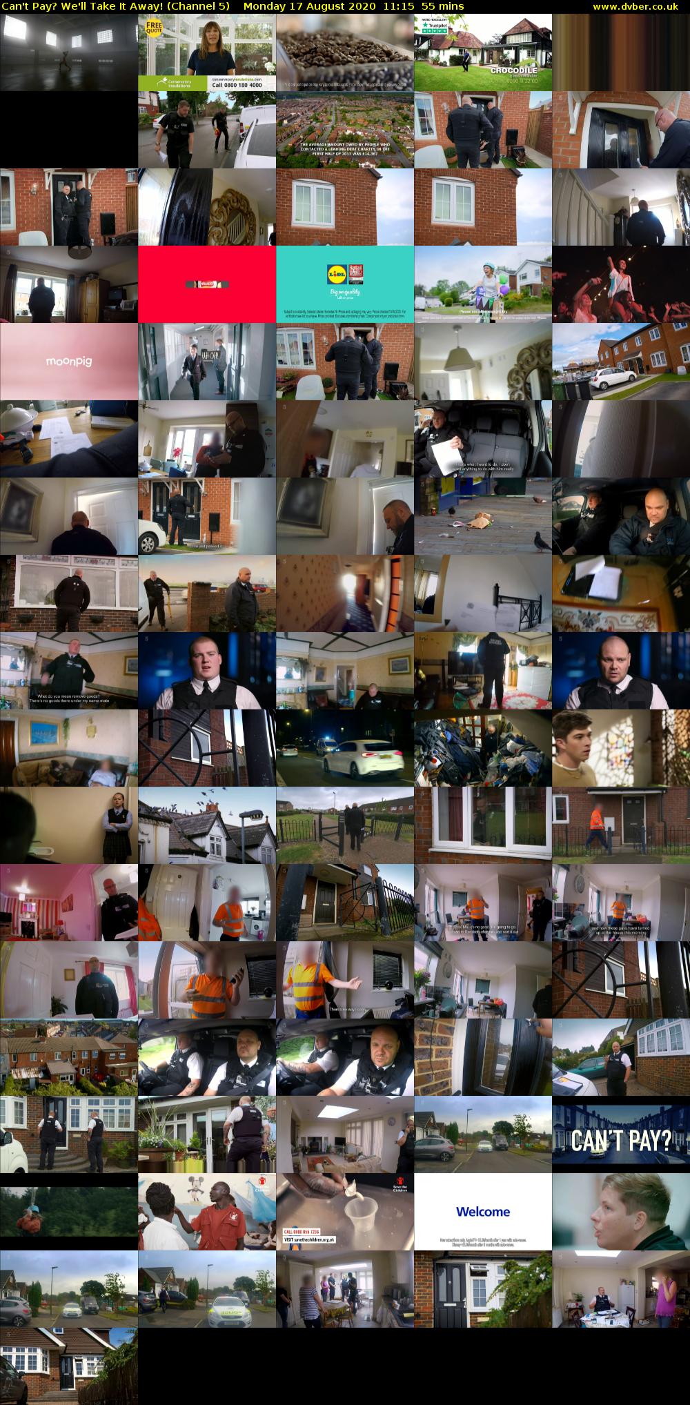Can't Pay? We'll Take It Away! (Channel 5) Monday 17 August 2020 11:15 - 12:10