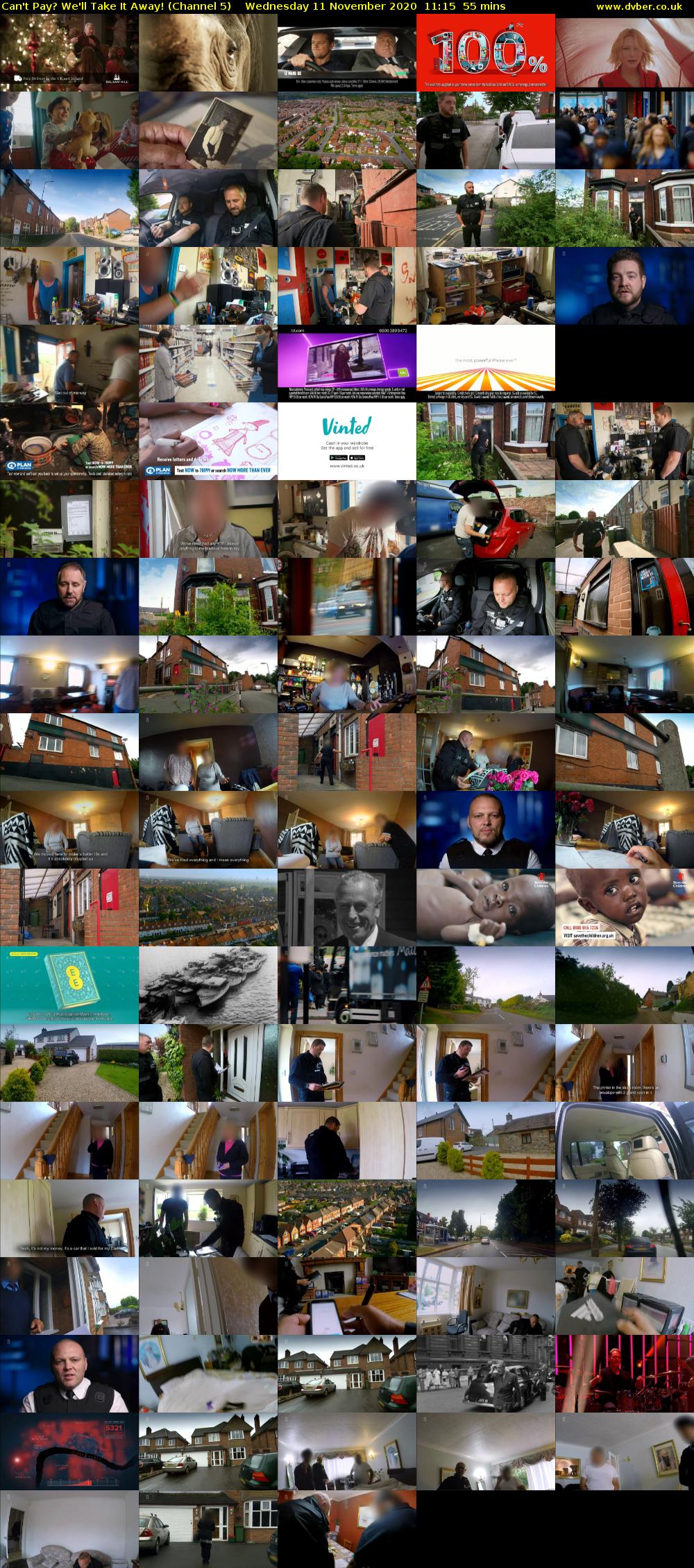 Can't Pay? We'll Take It Away! (Channel 5) Wednesday 11 November 2020 11:15 - 12:10