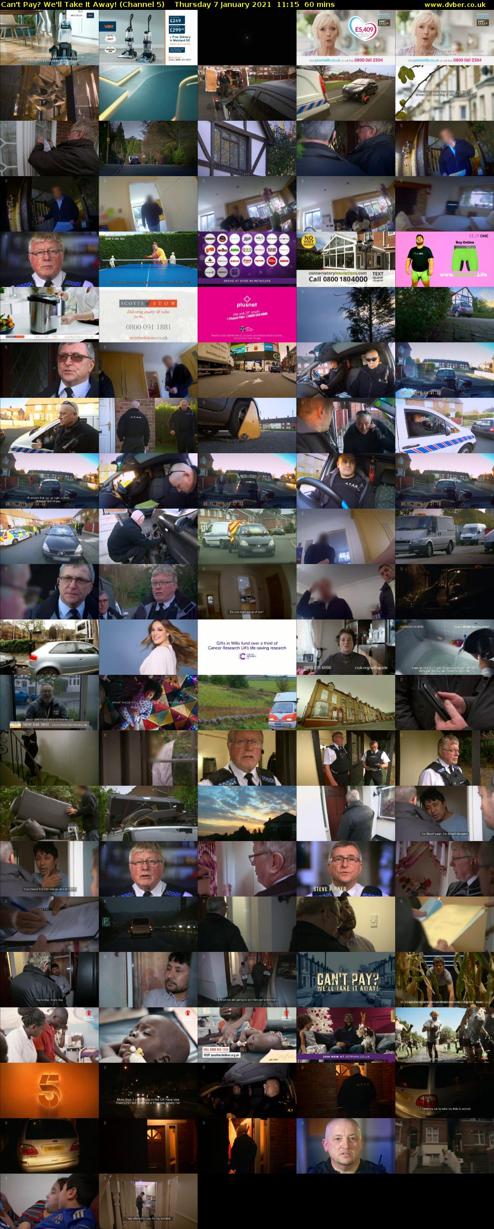 Can't Pay? We'll Take It Away! (Channel 5) Thursday 7 January 2021 11:15 - 12:15