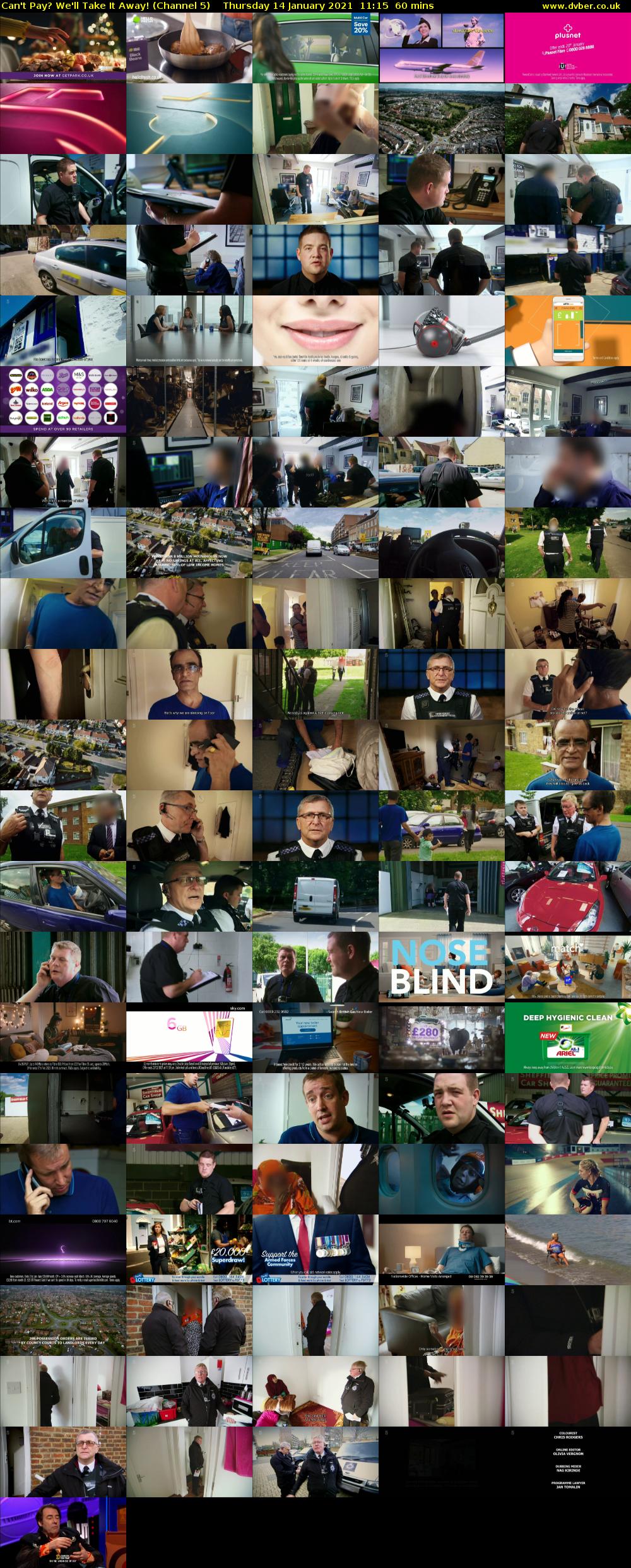 Can't Pay? We'll Take It Away! (Channel 5) Thursday 14 January 2021 11:15 - 12:15