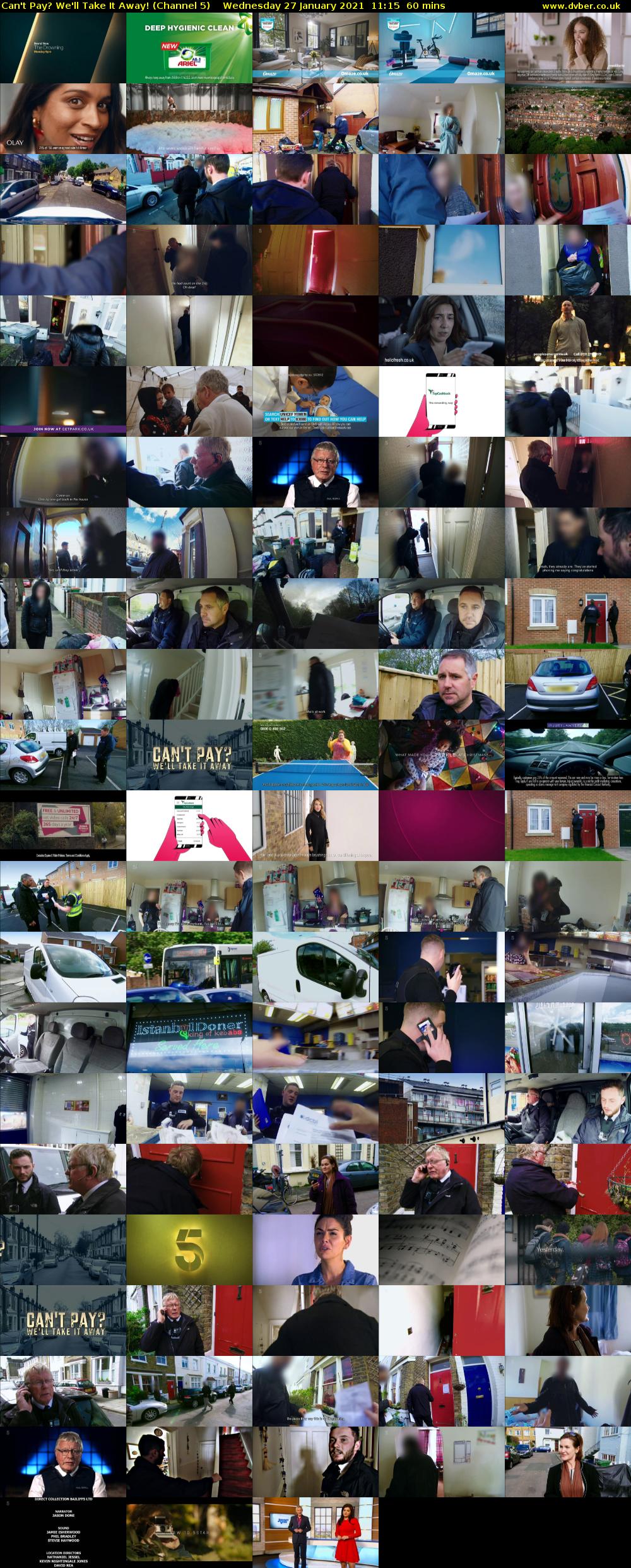 Can't Pay? We'll Take It Away! (Channel 5) Wednesday 27 January 2021 11:15 - 12:15