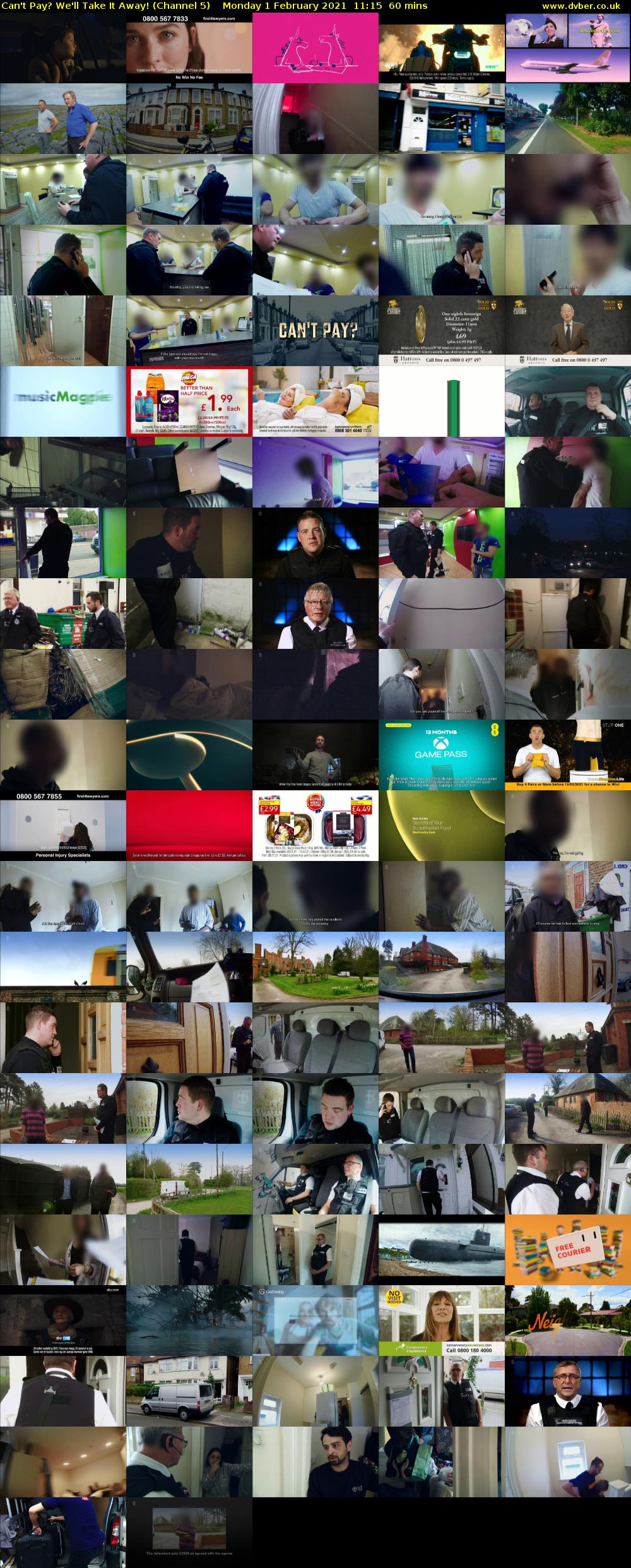 Can't Pay? We'll Take It Away! (Channel 5) Monday 1 February 2021 11:15 - 12:15