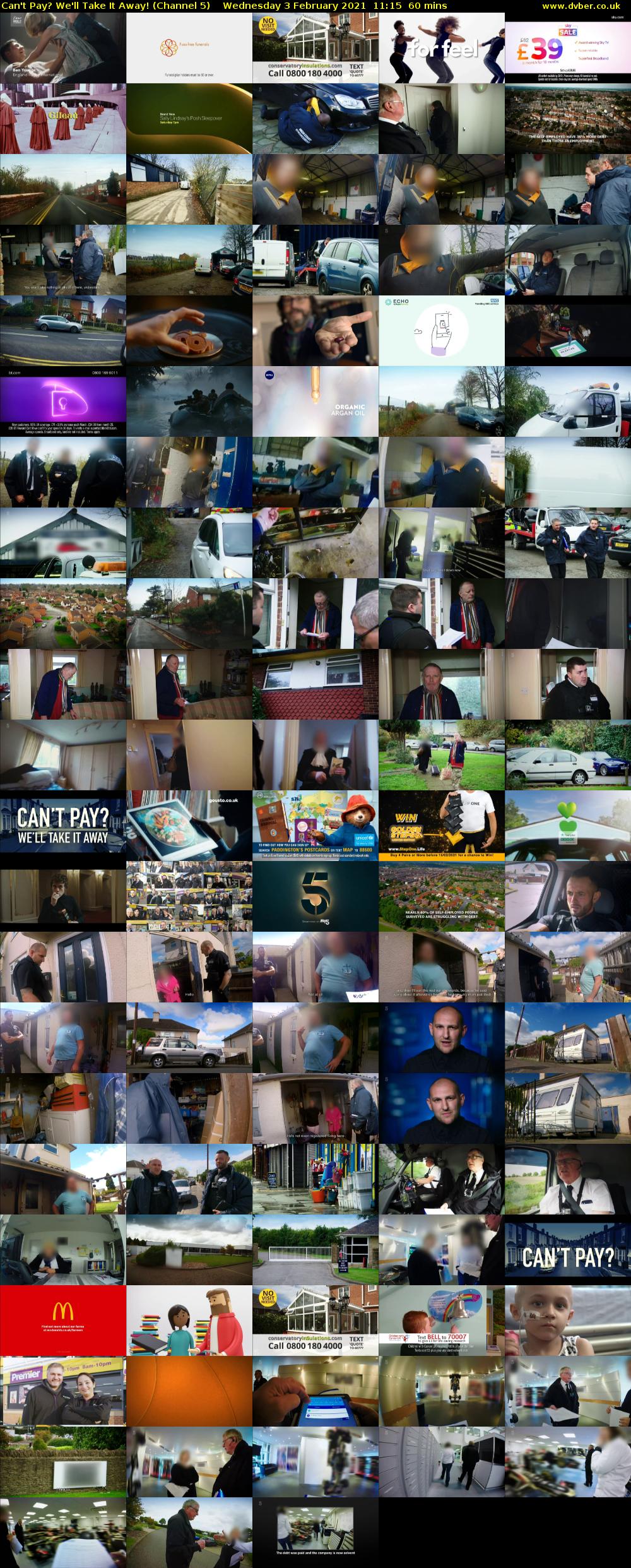 Can't Pay? We'll Take It Away! (Channel 5) Wednesday 3 February 2021 11:15 - 12:15