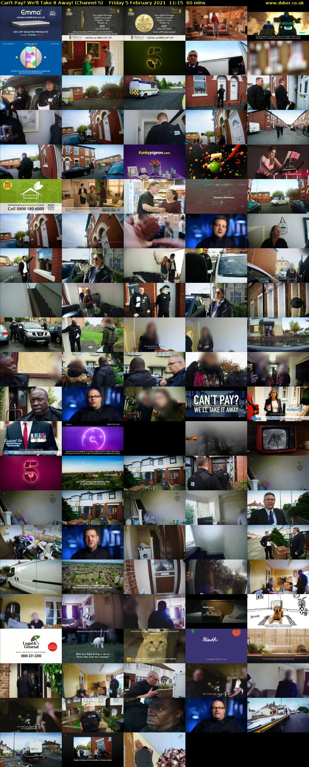 Can't Pay? We'll Take It Away! (Channel 5) Friday 5 February 2021 11:15 - 12:15